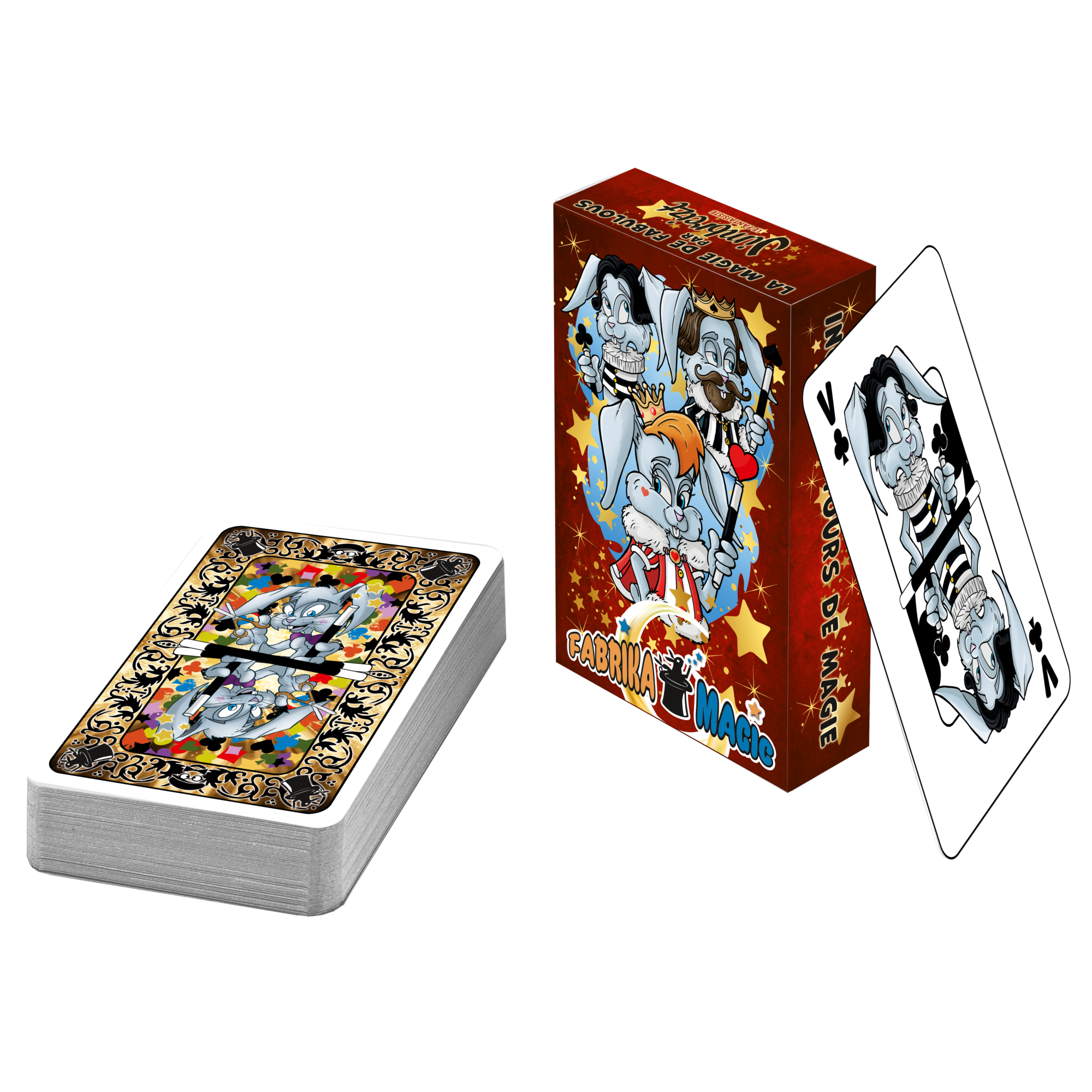 Jeu de société - Grimaud - Jeu de cartes truquées pour tours de magie